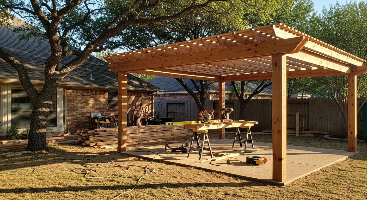Custom greenhouse and outdoor shade structure installation